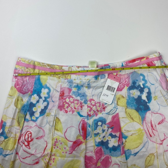Sigrid Olsen Petite Cherie Pastel Floral Skirt NWT Size 14P - Picture 8 of 12
